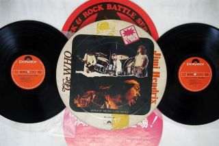 The Who/jimi Hendrix Battle Of Polydor Mp 9365,  6 Japan Vinyl 2lp