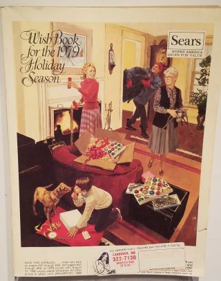 Vintage 1979 Sears Holiday Wish Book.  Toys In Color.  Star Wars Toys.  Nr