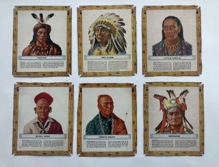 Vintage Cereal Premiums Native Americans Kelloggs Sugar Pops 1960’s Indians (6)
