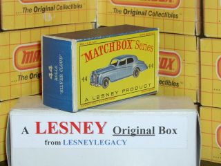 Matchbox Lesney 44a Rolls Royce Silver Cloud Htf Type D Empty Box Only