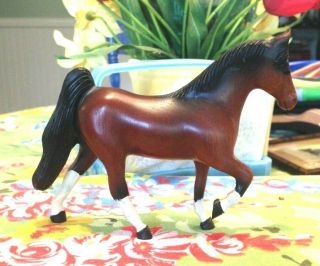 Vintage Wood Caved Horse - Tennessee Walking Horse - Grand Wood Co.