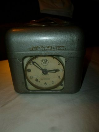 Vintage Kelbert Stb Pigeon Racing Clock Timer No Key Swiss Made