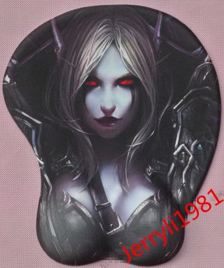World Of Warcraft Sylvanas Windrunner 3d Mouse Pad Big Soft Breast Mousepad Ms02