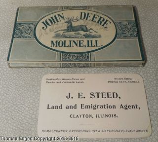 1900 John Deere Moline Ill Farmer 