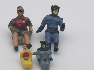 Vintage Batman Robin Replacement Figures for Corgi Batmobile And Boat? Or Junior 2