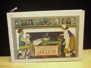 Vintage Jell - O Maxfield Parrish1924 Booklet Complete W/jell - O Ice Cream Insert
