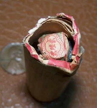Antique Chinese Medicine Bottle,  Shanghai. ,  Wrapped in The Prescription 4