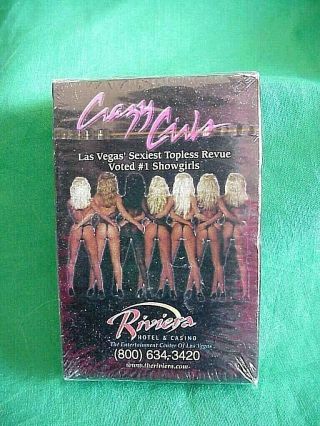 Riviera Hotel & Casino Crazy Girls Las Vegas Topless Revue Playing Cards