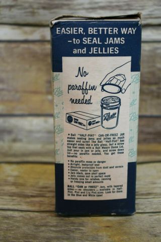 Vintage NOS Box of 12 Ball Zinc Canning Jar Lids Caps Porcelain Lined 5