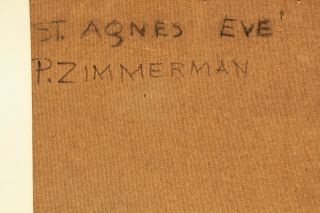 Paul Zimmerman Large Abstract Mid Century Modern 6