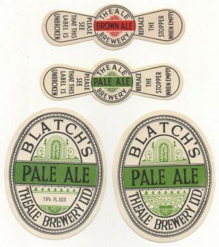 Old Beer Label - Uk - Blatch Theale Group (a)