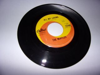 The Beatles: All My Loving / This Boy / 45 Rpm / 1964 / Capitol 72144 Canada Vg,