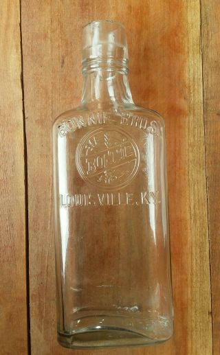 Bonnie Bros Louisville Kentucky Whiskey Pint Bottle