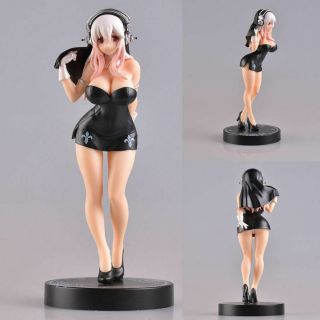 Anime Sonico Concept Sexy Dora Holy Girl Nun Dress Pvc Figure No Box Black