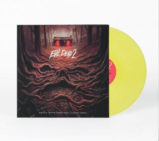 EVIL DEAD 2 Soundtrack Delta 88 Yellow Colored LP WAXWORK Insert OST 6