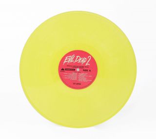 EVIL DEAD 2 Soundtrack Delta 88 Yellow Colored LP WAXWORK Insert OST 7