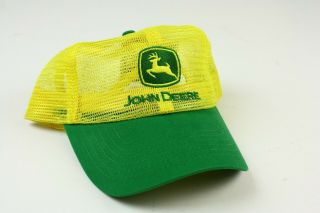 With Tags John Deere Yellow/green Adjustable Full Mesh Hat