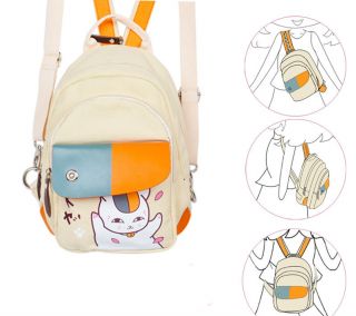 Anime Natsume Yuujinchou Student School Backpack Kawaii Shoulder Messenger Bag A