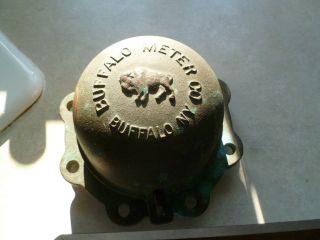 Buffalo Meter Co.  Buffalo Ny Brass Meter Shell 8 " Round