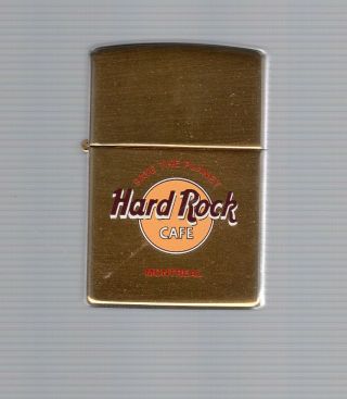 1997 Hard Rock Cafe,  Montreal,  Zippo Lighter