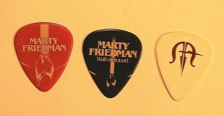 SIGNED IN PERSON MARTY FRIEDMAN WALL OF SOUND CD WITH 3 GUITAR PICKS 6