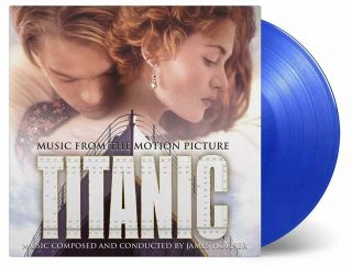 Titanic 2 Lp Soundtrack Limited Edition Blue Color Vinyl Ost 2xlp