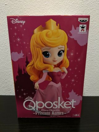 Banpresto Q Posket Disney Sleeping Beauty Princess Aurora Version A Pink