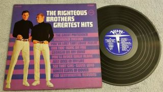 The Righteous Brothers / Greatest Hits - Vinyl Album Lp Record - Verve - V6 - 5020