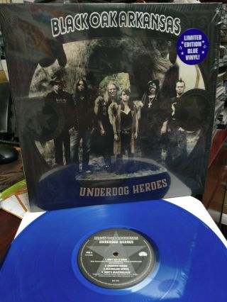 Black Oak Arkansas - Underdog Heroes Lp Blue Vinyl Limited Edition 300 Made