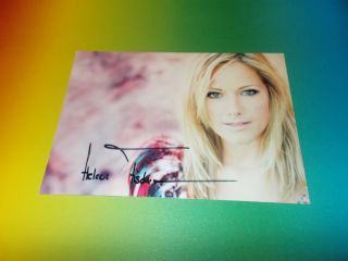 Helene Fischer Signiert Signed Autograph Postcard Autogramm In Person