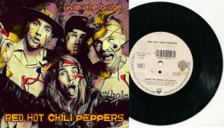 Red Hot Chili Peppers - Under The Bridge 7 " 45 Unique 1 Print Only Art Sleeve