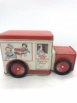 Vintage 1994 Campbells Tomato Soup Tin Truck Canisters Bristolware