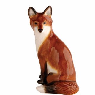 John Beswick Ceramic " Sitting Fox " Figurine