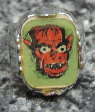 Gumball Vending Machine Monster Flicker Ring 1960 
