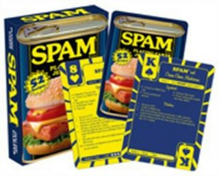Spam ™ 52232 Spam Recipe Playing Cards