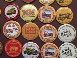 32 MM Minneapolis Moline Antique Tractor & Steam Engine Show Buttons 3