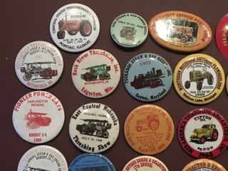 32 MM Minneapolis Moline Antique Tractor & Steam Engine Show Buttons 5