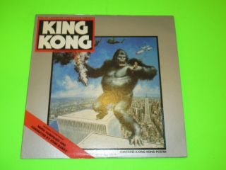 King Kong Soundtrack Lp Ost Ex W/ Poster Attached