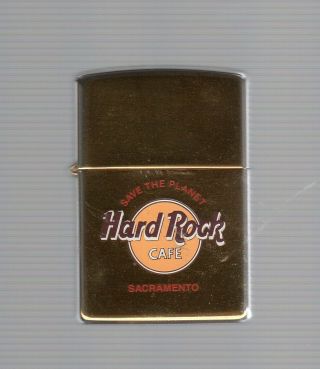 199 Hard Rock Cafe,  Sacramento,  Zippo Lighter