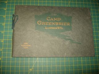 Vintage 1928 Booklet Brochure Camp Greenbrier Book W Va Alderson Boys Nr
