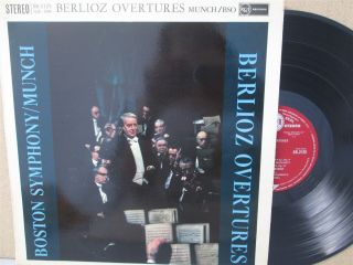 Sb - 2125 Ed1 Rca Living Stereo - Berlioz Overtures - Munch Bso Lp Vinyl Ex
