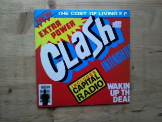 The Clash Cost Of Living Ep 7 " Vg Vinyl Record Cbs 12 - 7324 P/s I Fought The Law