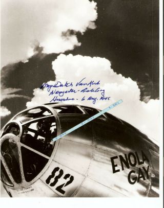 Enola Gay,  Hiroshima,  Navigator,  Dutch Van Kirk,  509th Composite Group,  Wwii,  B29