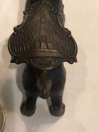 Soldiers Monument Gettysburg PA (JB) Vintage Souvenir Shield Scottish Terrier 7