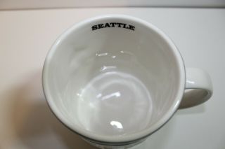 Starbucks Mug Cup 2012 16 oz Collector Series Seattle Skyline City Relief 4
