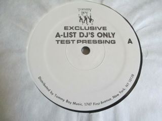DE LA SOUL - 3 FEET HIGH AND RISING - RARE TEST PRESSING - TOMMY BOY 1019 - LP RECORD 3