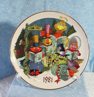 Sesame Street Character Plate 1st Edition 1981 Box