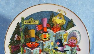 SESAME STREET CHARACTER PLATE 1ST EDITION 1981 BOX 4