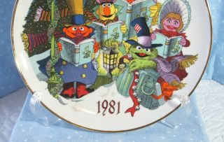 SESAME STREET CHARACTER PLATE 1ST EDITION 1981 BOX 5