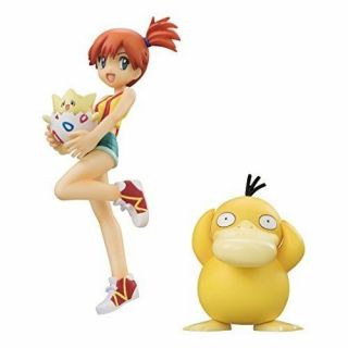 G.  E.  M.  Series Pokemon Misty,  Togepi & Psyduck Figure Megahouse Japan Tracking